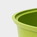 Кастрюля алюминиевая Trendy style, 6 л, d=26 см, h=15,5 см, антипригарное покрытие, стеклянная крышка, цвет зелёный - Фото 4