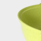 Кастрюля-жаровня KUKMARA Trendy style, 3 л, d=26 см, h=9 см, антипригарное покрытие, стеклянная крышка, зелёная - Фото 3