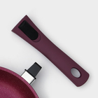 Сковорода Trendy style, d=22 см, съёмная ручка, антипригарное покрытие, цвет фиолетовый - фото 4294438