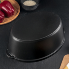 Утятница, 4 л, с декоративным покрытием, цвет чёрный - Фото 3