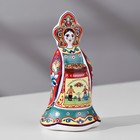Сувенир кукла "С караваем", 12 см, керамика - фото 2570846