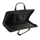 Папка с ручками текстильная, А4, 365 х 260 х 50 мм, 1С13 "Луга", каркасная, синяя - Фото 2