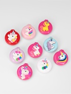 Расчёска массажная «Единорожки», складная, с зеркалом, d=6.5 см, МИКС - Фото 3