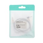 Кабель аудио AUX Luazon, Jack 3.5 мм(m)-Jack 3.5 мм(m), угловой, с металлической пружиной, 1 м, чёрный - Фото 4