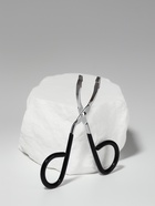 Пинцет в форме ножниц, прорезиненные ручки, 8 см, чёрный, серебристый - Фото 3