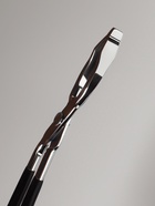 Пинцет в форме ножниц, прорезиненные ручки, 8 см, чёрный, серебристый - Фото 5