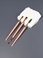 Набор кистей для макияжа PASTEL BLUSH, 3 шт., розовый - Фото 2