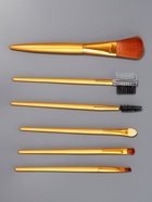 Набор кистей для макияжа, 6 предметов, цвет золотистый - Фото 3