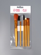 Набор кистей для макияжа, 6 предметов, цвет золотистый - Фото 5