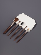 Набор кистей для макияжа PASTEL BLUSH, 5 шт., тёмно-коричневый - Фото 2