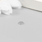 Магнит технический серебристый круг 5х5х1 мм - Фото 2