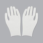 Перчатки хлопковые, размер L, пара, белые - Фото 4