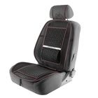 Накидка-массажёр на сиденье TORSO, 123×47 см, с поясничной опорой, коричневый - Фото 3