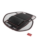 Накидка-массажёр на сиденье TORSO, 123×47 см, с поясничной опорой, коричневый - Фото 4