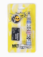 Трубка для курения и измельчитель для табака, набор «Смайл» 5 сеточек - Фото 5