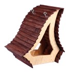 Кормушка «Ветерок», 270 × 210 × 310 мм, материал: дуб, сосна, аквалазурь, аквалак, масло - Фото 1