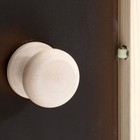 Дверь для бани «Бронза матовая», размер коробки 190 × 70 см, 6 мм, 2 петли, круглая ручка - Фото 2