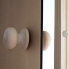 Дверь для бани «Бронза матовая», размер коробки 190 × 70 см, 6 мм, 2 петли, круглая ручка - Фото 4