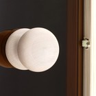 Дверь для бани и сауны «Бронза», размер коробки 190 × 70 см, 6 мм, 2 петли, круглая ручка - Фото 2