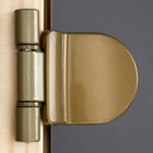 Дверь для бани и сауны «Бронза», размер коробки 190 × 70 см, 6 мм, 2 петли, круглая ручка - Фото 3