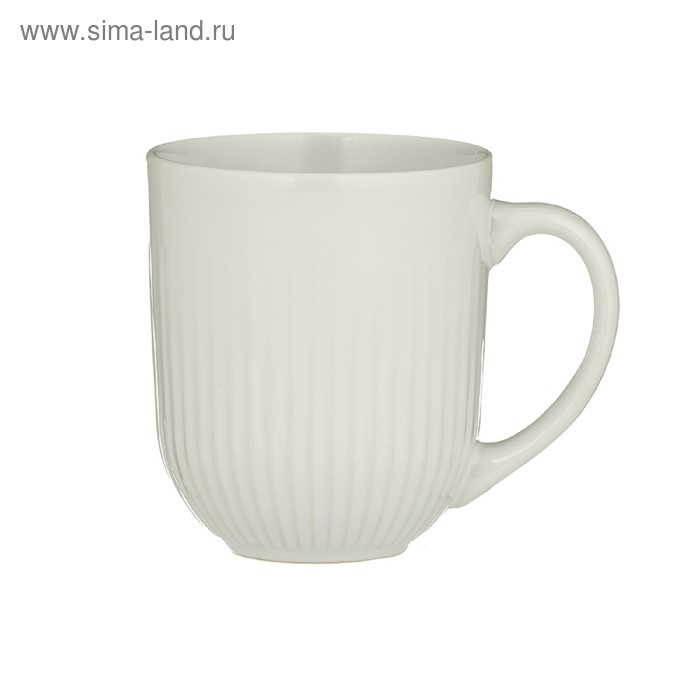 Чашка Linear 300 мл, белая - Фото 1