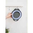 Дуршлаг складной Доляна «Компакт», 24×19.5×8 см, сиреневый - Фото 3