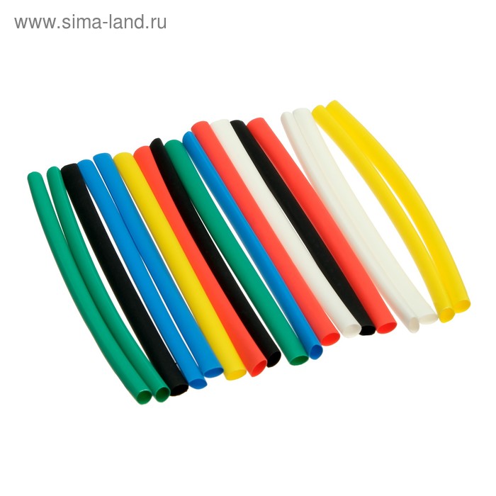 Термоусаживаемая трубка Duwi, 4/2 мм, набор, 18 шт. - Фото 1