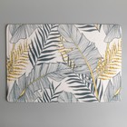 Коврик для ванной и туалета Доляна «Листья», 40×60 см - Фото 1