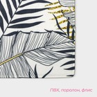 Коврик для ванной и туалета Доляна «Листья», 45×120 см - Фото 3