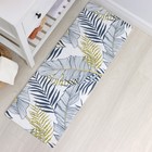 Коврик для ванной и туалета Доляна «Листья», 45×120 см - Фото 6