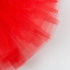 Юбка пачка трехслойная 3-5 лет, красная, 25 х 40см - Фото 3
