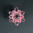 Фигурка стекло «Розовый лотос на подставке», вращается 5.5×9×9 см - Фото 4