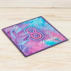 Доска разделочная пластиковая «8 марта», 20х20 см - Фото 2