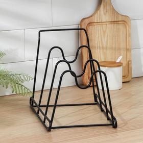 

Подставка для крышек Доляна, 30×20,5×22 см, цвет МИКС
