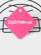 Салфетница Доляна «Лилия», 13.5×6×7 см, чёрная - Фото 6