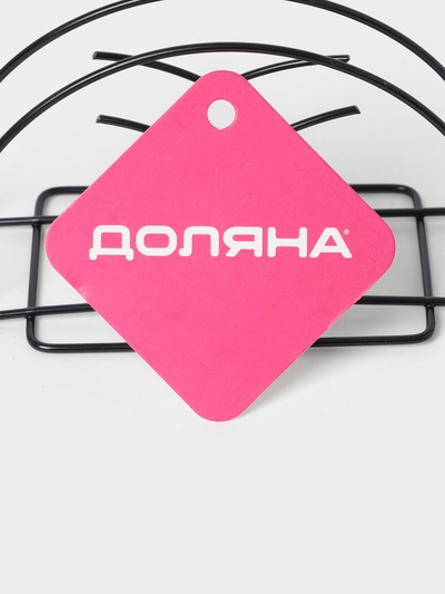 Салфетница Доляна «Лилия», 13.5×6×7 см, чёрная