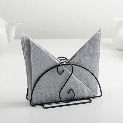 Салфетница Доляна «Мелодия», цвет чёрный