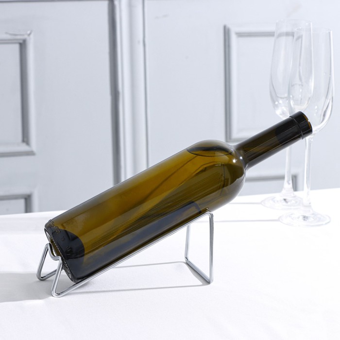 Подставка для бутылки Доляна «Минимал», 18×7,5×8 см - фото 1882024577