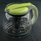 Чайник стеклянный заварочный «Наслаждение», 2 л, с металлическим ситом, цвет МИКС - фото 8921483