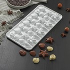 Форма для льда и шоколада «Морское дно», 28×14,5 см, 28 ячеек, цвет МИКС - фото 997487