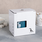 Кружка с крышкой и ложкой «Космонавт», 350 мл, керамика, рисунок МИКС - Фото 4