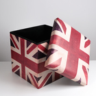 Пуф-короб для хранения «Англия», 38×38×38 см - Фото 2