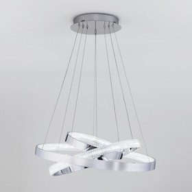 Люстра Posh, 80Вт LED, 3300-6500К, 4000лм, цвет хром