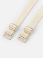 Лямки для бюстгальтера, текстильные, 1 см, 37 см, пара, бежевые - Фото 4