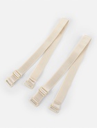 Лямки для бюстгальтера, текстильные, 1.5 см, 37 см, пара, бежевые - Фото 3