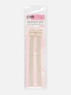 Лямки для бюстгальтера, текстильные, 1.5 см, 37 см, пара, бежевые - Фото 5