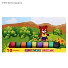 Мелки цветные «АЛГЕМ», в наборе 10 штук, квадратные - Фото 5