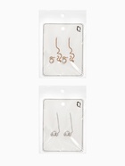 Серьги с жемчугом «Цепочки» ласка, цвет МИКС - фото 68883774