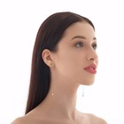 Серьги с жемчугом «Цепочки» ласка, цвет МИКС - Фото 2