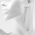 Серьги с жемчугом «Цепочки» ласка, цвет МИКС - Фото 6